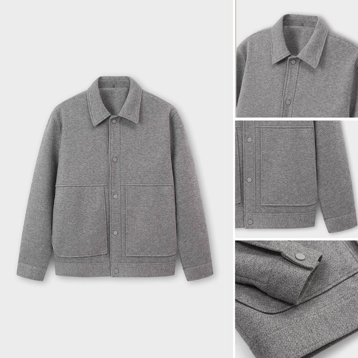 Áo khoác dạ Regular 5215