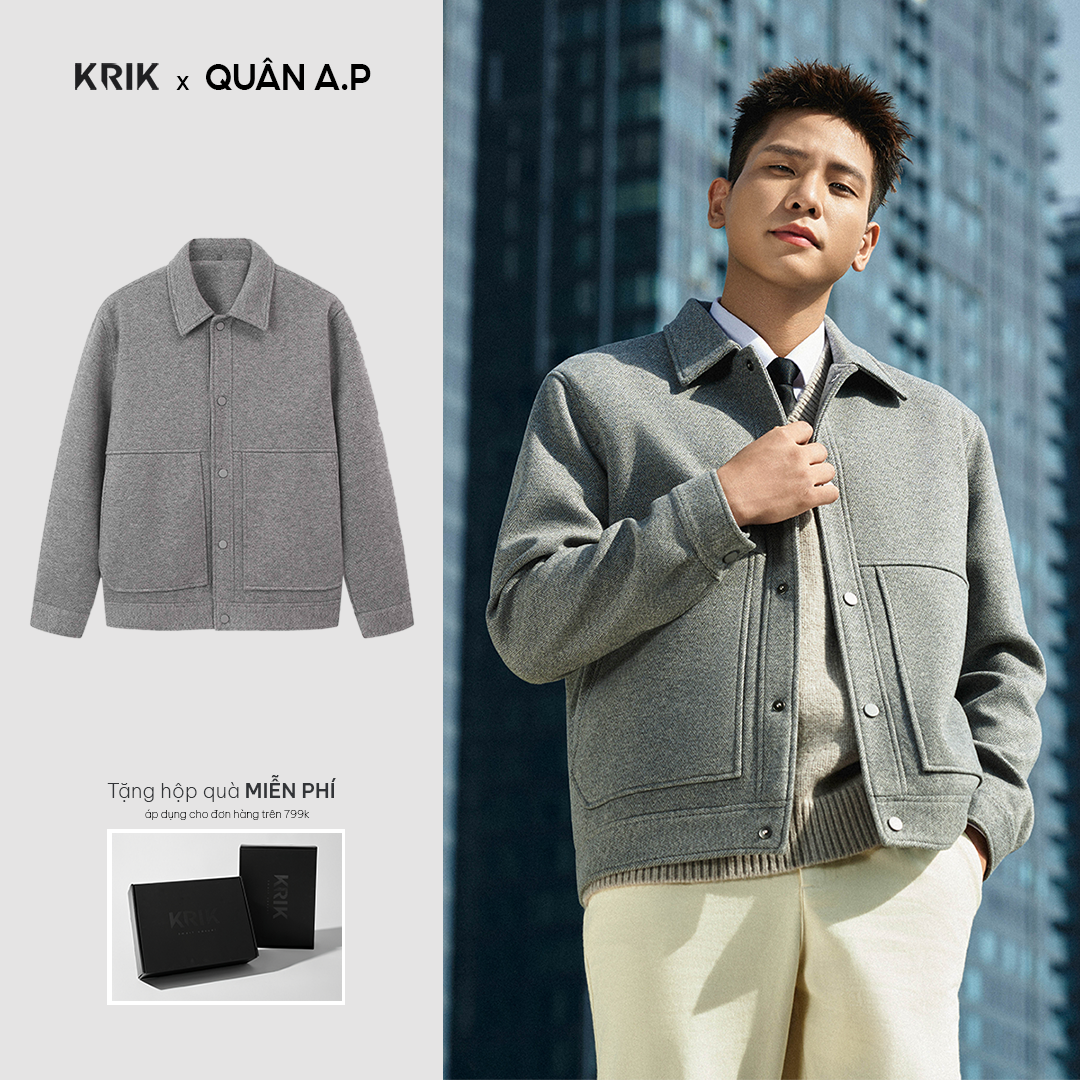 Áo khoác dạ Regular 5215