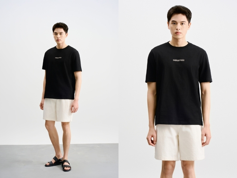 Áo đen phối quần màu gì