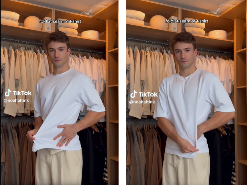 cách sơ vin áo phông 