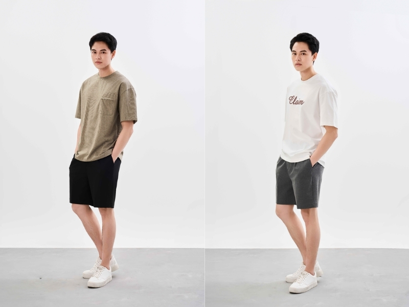 phối đồ với giày thể thao