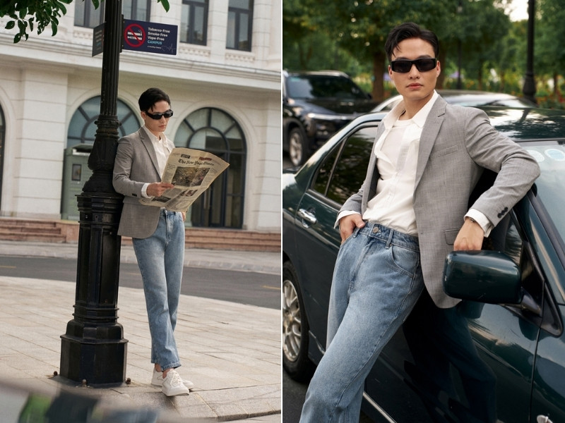 phối đồ với giày thể thao