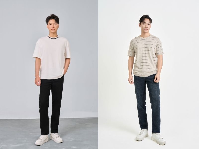 phối đồ thời trang cho nam cao 1m60