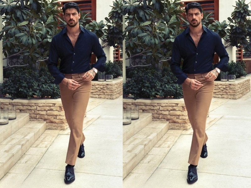 quần nâu phối áo màu gì 