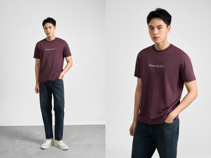 quần jean đen phối với áo màu gì