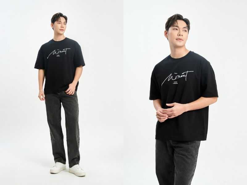 quần jean đen phối với áo màu gì