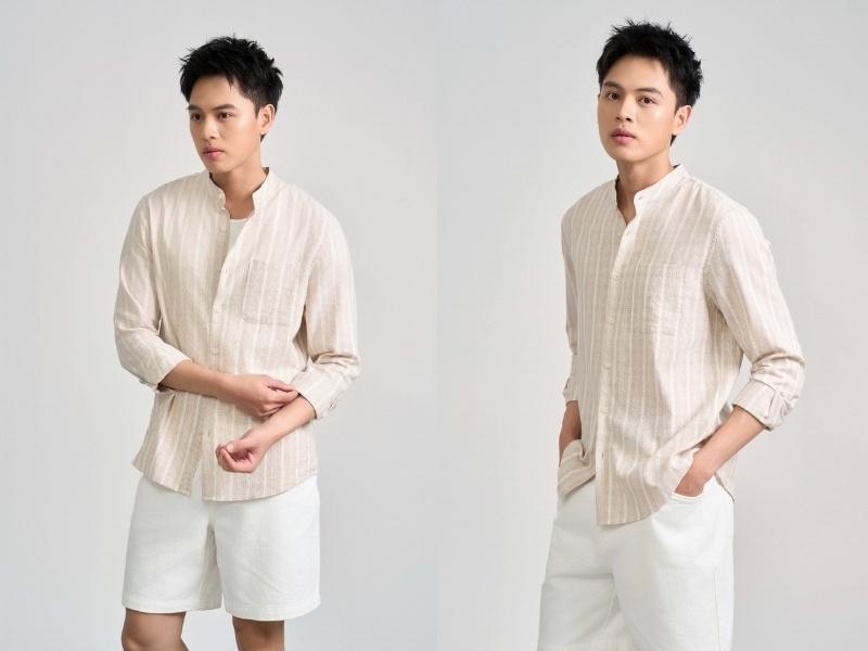 Hướng dẫn chi tiết cách đo vai áo sơ mi nam chuẩn xác tại nhà