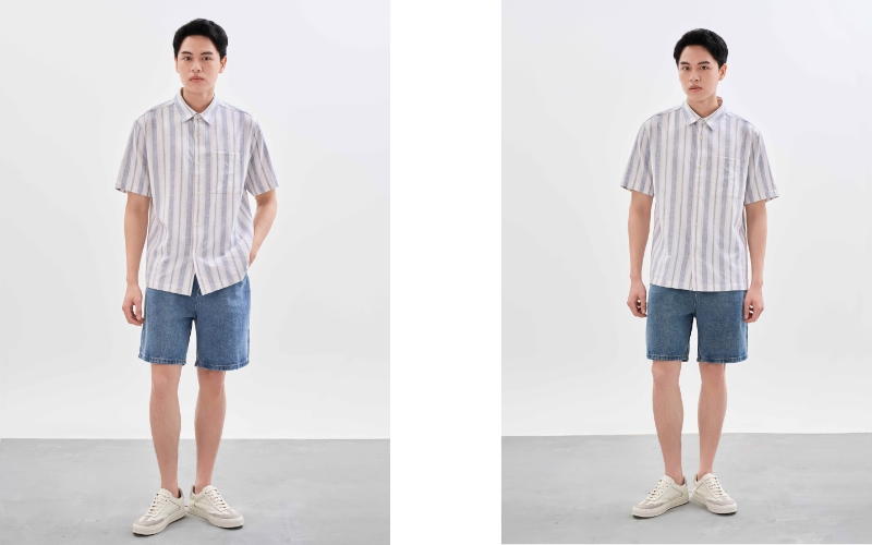 áo sơ mi nam ngắn tay